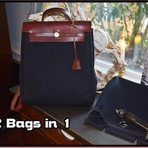 Hermès Two in One Herbag Handbag